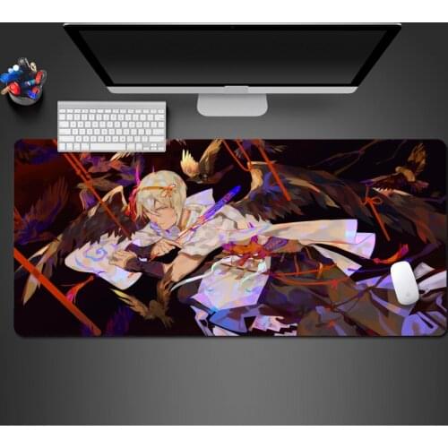 Super Handsome Hot Blood Boy Animation Mouse Pad High Quality Computer Game Accessories Lock Pad Natural Rubber Computer Mats