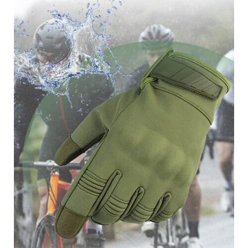 Touch Screen Multicam Camouflage Tactical Gloves Army Military Airsoft Outdoor Climbing Shooting Paintball Full Finger Gloves