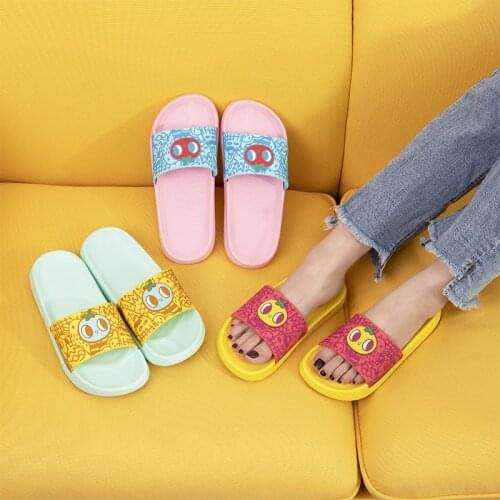 Bath Slippers Women Fashion Cute Cartoon Slippers Home Trendy Thick Slippers Men House Slippers Mens Shoes Indoor Slippers