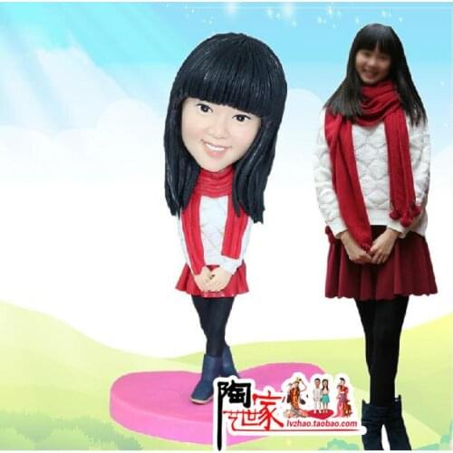 2019 Sale Brinquedos Happy Birthday Decoration Custom Figurine From Photo Wedding Cake Topper Couple Festa Christmas Gift