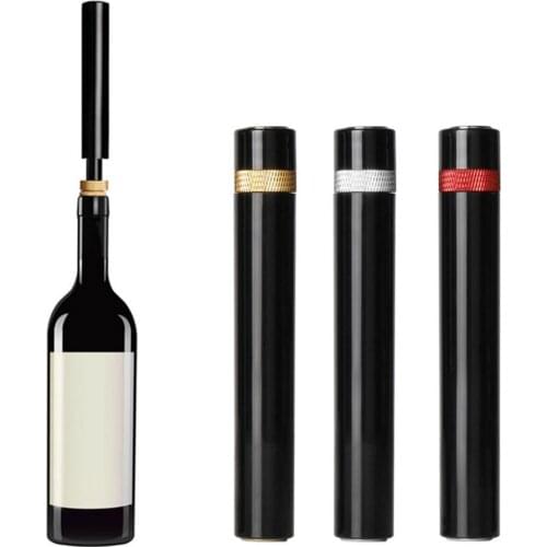 Air Pump Wine Bottle Opener Safe Portable Stainless Steel Pin Cork Remover Air Pressure Corkscrew Kitchen Tools Bar Accessories