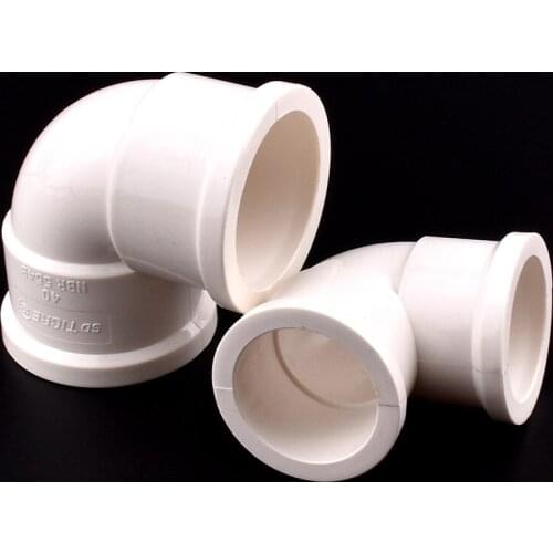 2~10pcs Inner Diameter 20~63mm Thickened PVC Pipe 90° Equal Elbow Connector Fish Tank Aquarium Fittings Irrigation System Parts