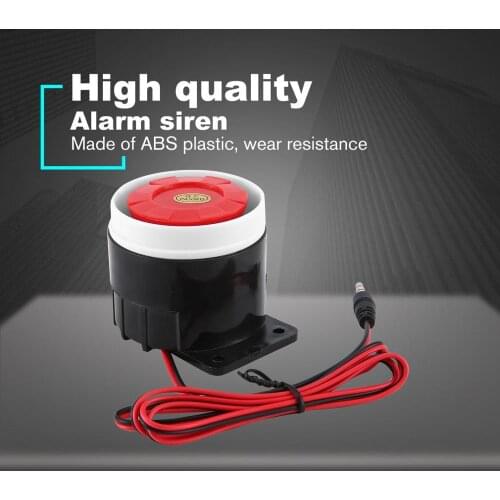 2020 DC Piezo Electronic Buzzer Alarm Siren Security Horn 12V DC Electronic Buzzer Alarm Siren Security Horn 120 dB Alarm Siren