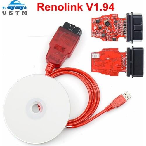 2020 New V1.87 Renolink OBD2 Diagnostic Interface For Re-nault/D-acia Vehicles ECU Programmer Airbag/Key Coding Multi-Function
