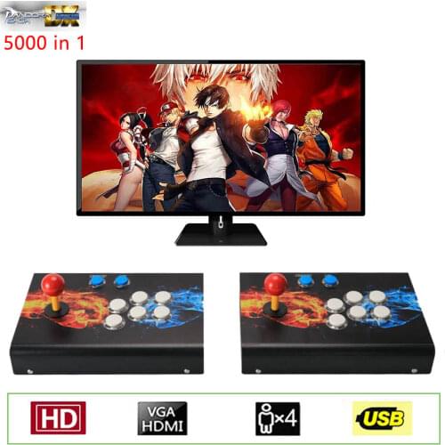 Pandora Saga DX 3500 in 1 Save Function Multiplayer Joysticks Separate Style 3D Arcade Pandora Box Game Console Cabinet 4 Player