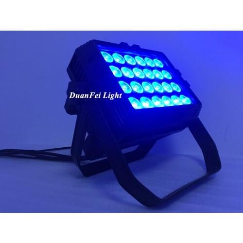 8pieces outdoor waterproof led 24x10w rgbw wall washer dmx ip65 wash led waterproof led par rgbw spot par light