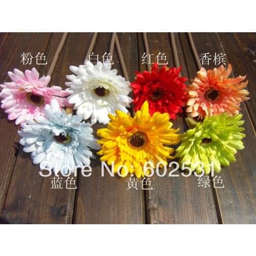 SPR Free shipping wedding & party flower decorations,african chrysanthemum gerbera simulation flowers artificial flowers plant