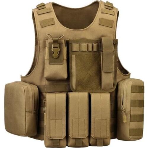 CS Paintball Airsoft Gear Combat Assault Tactical Vest Outdoor Shooting Hunting Camping Jungle Body Protection Molle Waistcoat