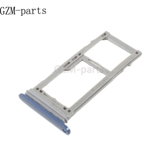 GZM-parts 85pcs/lot Single/ Dual Sim Card Sim Card + Micro SD Holder Slot Tray for Samsung Galaxy S9 S9 Plus Mix Color