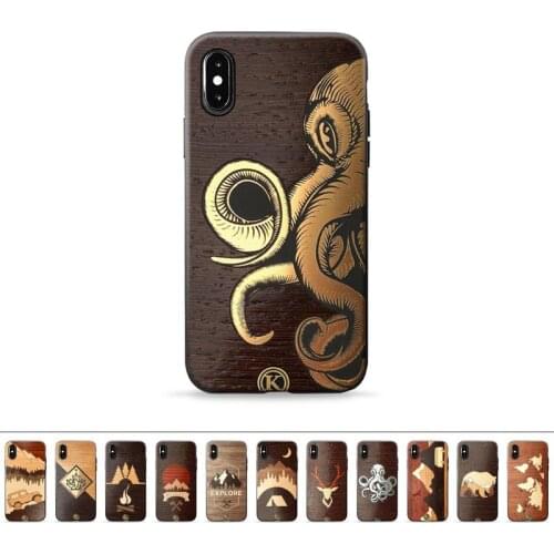 Keyway Canada Design unique Wood grain Phone Case for iPhone 11 12 6 7 8 Pro X XS Max XR Plus Silicone Soft TPU Funda Cover