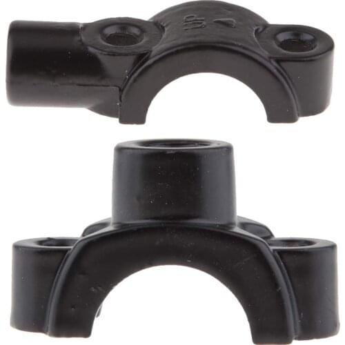 Motorcycle Bike Bracket Handlebar Mirror Mount Holders Clamp 7/8 22mm 2 Pieces