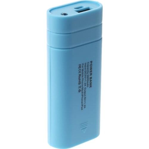 Mini USB Port 2x 18650 Battery Charger Holder Power Bank Box Shell Case DIY Kit LX9B