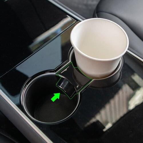 Model3 Car Water Cup Slot Slip Limit Clip Car Cup Holder Clip For Tesla Model 3 2020 Accessories Model Three Accessory