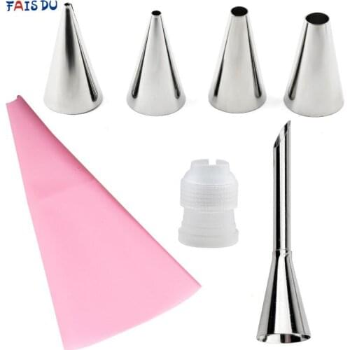 Silicone pastry bag Set of nozzles for Cream nozzles ToolsPastry and bakery accessories Cake decoration nozzle