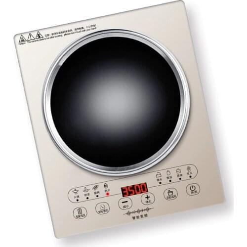 3500W Commercial Induction Cooker Desktop Embedded Induction Cooker High Power Induction Cooker High Firepower Genuine Concave