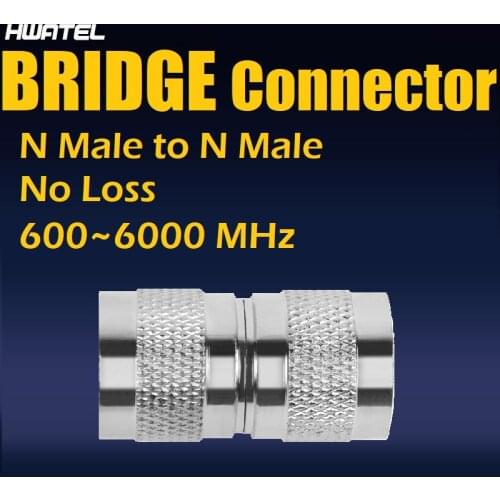 NO LOSS N Male to N male Bridge Connector between Repeater Booster Amplifier and splitter much lower loss better than cable