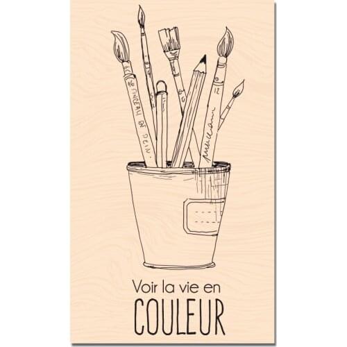 French flower Transparent Clear Stamp for DIY scrapbooking/Card Making C362