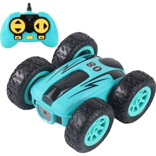 RC Car 2.4G Drift Stunt Double-sided Bounce Stunt Car Rock Crawler Roll Car 360 Degree Flip Remote Control Gift Toy for Children