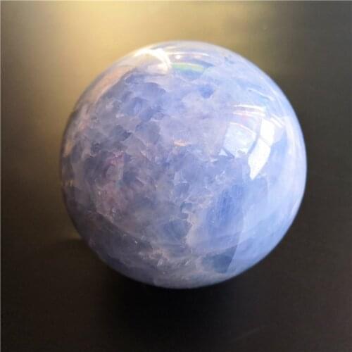 Natural Kyanite Ball Crystal Meditation Home Decoration Chakra Reiki