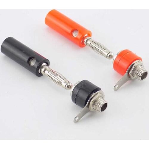 Male And Female J072 4mm Banana Plug Male And Female To Insert Connector Banana Pin DIY Parts Free Shipping