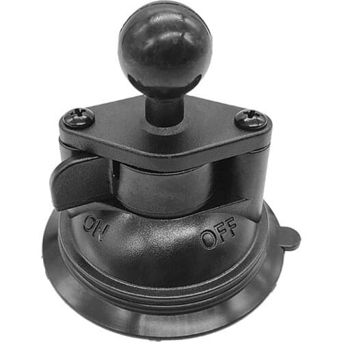 Universal Car Window Twist Lock Suction Cup Base with 1 Inch Ball Head Mount for Camera Smartphone Accessories Kit