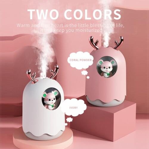 New 2021 Moisturizer Cute Pet Mini USB Humidifier Household Appliances Cute Car Aromatherapy Desktop Small