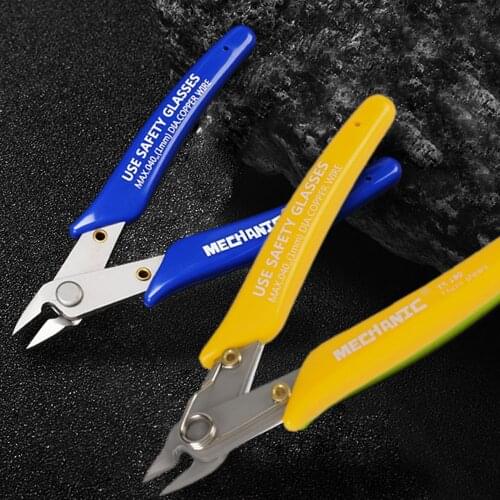 High Quality Super Durable MECHANIC 5"130mm Industrial Electricians Grade Pliers Fast Cut Diagonal Cutting Pliers Hand Tools