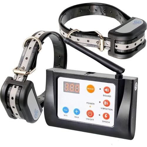 X883 Wireless Rechargeable Electric Dog Fence Waterproof Collars for 2 dogs bnf