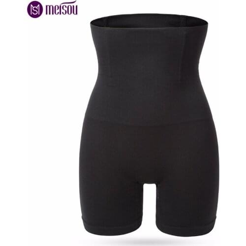 MEISOU Seamless Women High Waist Slimming Tummy Control Knickers Pant Briefs Shapewear Underwear Body Shaper Lady Corset
