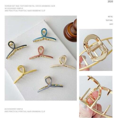 1 Pc Metal Hair Crab Woman Elegant Barrette Women Ornaments Girls Hairpins Hair Claw Clips Ladies Ornaments Hair Accessories