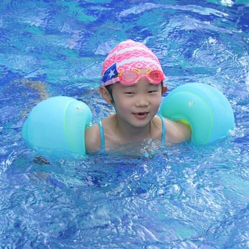 2 X Arm Floats Inflatable Swim Arm Bands for all-season Children Swim Arm Circle Floatation Sleeves Rings Floats for Swimming