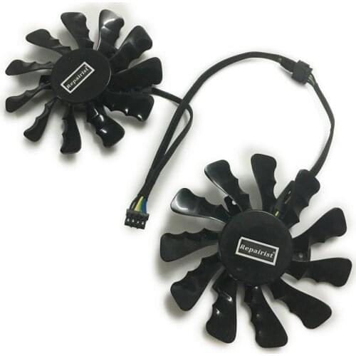 2pcs/Set FD7010H12D 90mm（85MM）HD7950 7970 GPU VGA Cooler Fan For HIS 7950 7970 IceQ R9 285 Graphics Card Cooling