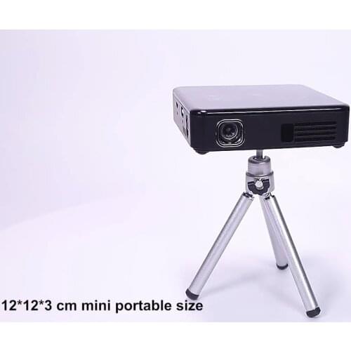 4K mini projector 3D mobile phone wireless screen portable DLP Android 9.0 mini 3400mAh battery belt Bluetooth 5.0