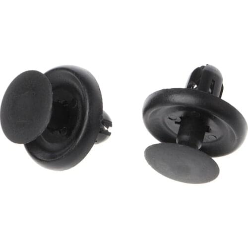 50 Pcs Black Car Door Fender Trunk Fastener Panel Clips Rivet For Toyota Camry Reiz Rav4