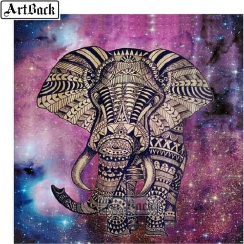 5d diy diamond painting elephant kit full square 3d rhinestone diamond embroidery animal mosaic home decoration EL8