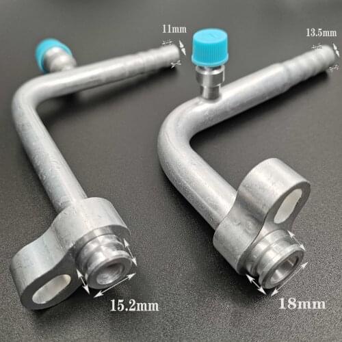 Auto Air Conditioning Pipe Fittings/Hitachi Excavators ac Compressors Pipes Hoses Aluminum Joints R134a Refrigerant Valves