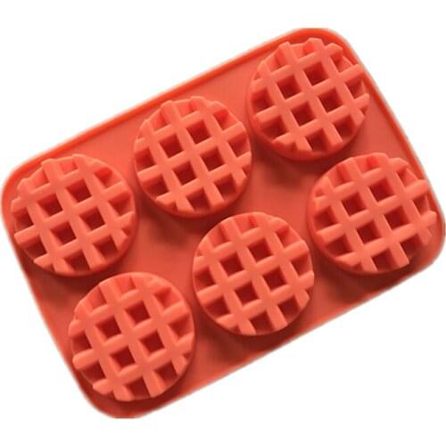 Cake Mold Round Silicone Waffle Mold Tool Kitchen Accessories for Dessert Shops TN88