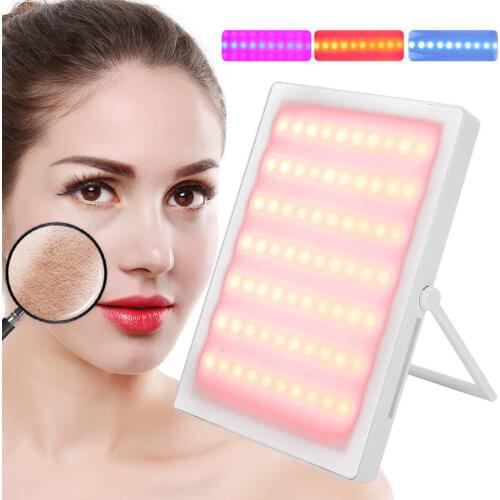 Photon Therapy Light Skin Rejuvenation Remote Control Face Care Machine Facial Care Lifting Tightening Beauty Lamp Instrument