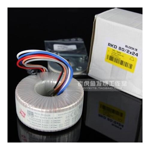 Germany Block 2x24V 80VA new imported toroidal transformer