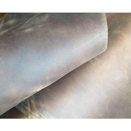 Khaki head layer cowhide leather handmade DIY 2~2.5mm pure skin thickness