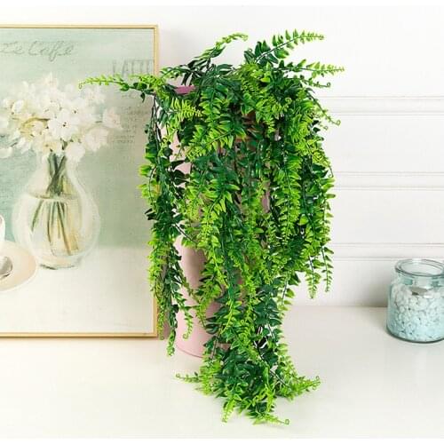 80cm Artificial Hanging Vines Ferns Plants Fake Ivy Leaves Wall Decoration