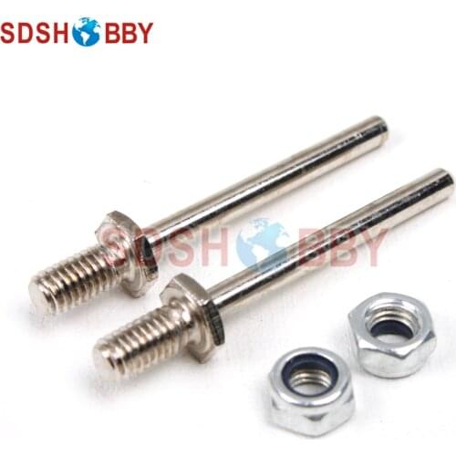 Wheel Shaft Bolt M6xD4x40mm 2pcs/set for RC Airplane