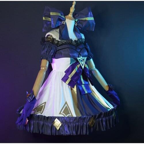 LOL Gwen The Hallowed Seamstress Lolita Dress Uniform Cosplay Costume Halloween Party Suit For Women NEW 2021 Hot Game