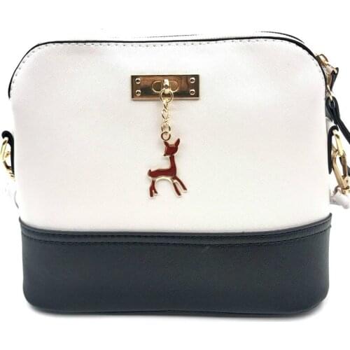 2021 Hot Womens Handbags Leather Fashion Small Shell Bag With Deer Toy Women Shoulder Bag Casual Crossbody Bag