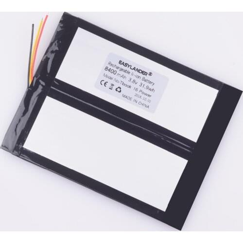 Li-Polymer Battery for TECLAST Tbook 16 power Rechargeable Accumulator Replacement New High capacity 3.8V 8400mAh M5F6 IM5F8