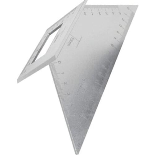 Multifunction Angle Ruler 45 90 Degree Gauge Measuring T Rule Aluminum Woodworking Scriber Carpenter Tool