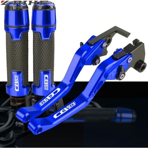 Motorcycle CNC Adjustable Foldable Brake Clutch Lever Handle Hand Grips Ends For Honda CB900F Hornet 2001-2008 2002 2003 2004