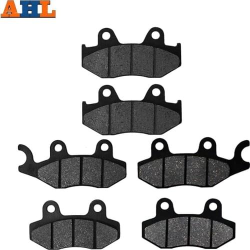AHL Motorcycle Front and Rear Brake Pads For YANAHA YFZ450 YFM700 FA135 FA165 FA323
