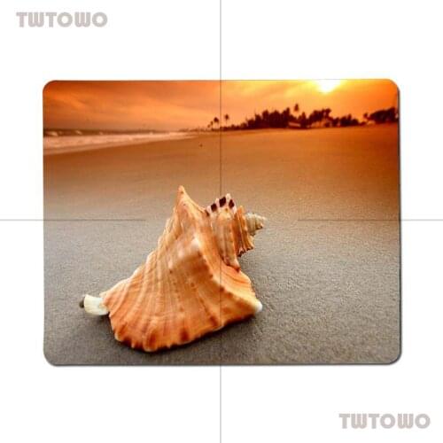 Personalized Cool Fashion Ocean Beach Sea Waves Shell Computer Gaming Mouse Mats Size 25x29cm Office Decoration Keyboard Pad