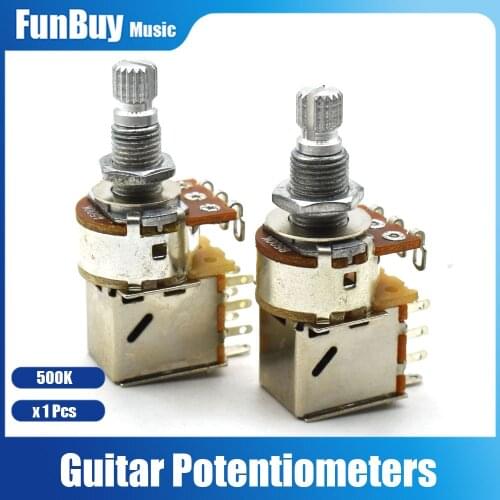 Guitar Potentiometer Switch Pot A500K B500K Push Pull Guitar Control Pot Potentiometer Volume Potentiometers Guitar Parts